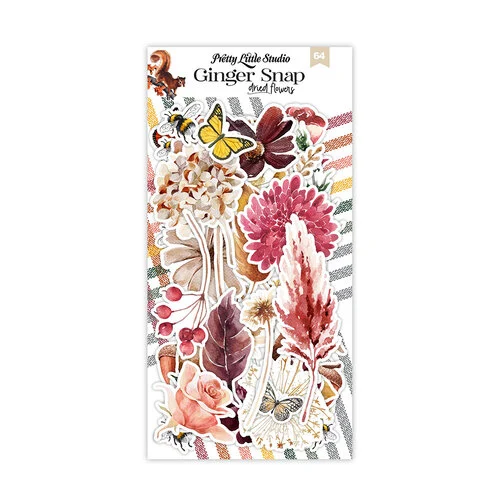 Pretty Little Studio - Ginger Snap Collection - Die-Cuts - Dried Flowers 2 Pretty Little Studio - Ginger Snap Collection - Die-Cuts - Dried Flowers