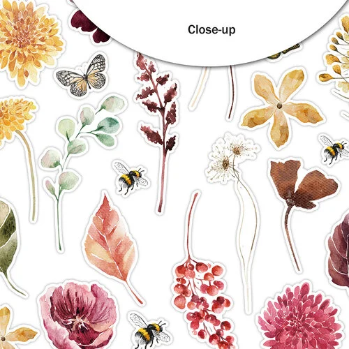 Pretty Little Studio - Ginger Snap Collection - Die-Cuts - Dried Flowers 6 Pretty Little Studio - Ginger Snap Collection - Die-Cuts - Dried Flowers
