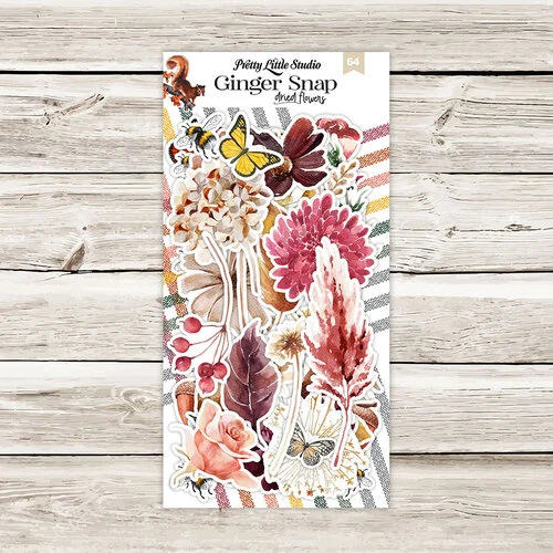 Pretty Little Studio - Ginger Snap Collection - Die-Cuts - Dried Flowers 7 Pretty Little Studio - Ginger Snap Collection - Die-Cuts - Dried Flowers