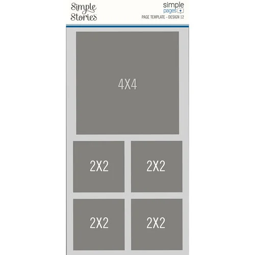 Simple Stories - Simple Pages Collection - Page Template - Design 12 1 Simple Stories - Simple Pages Collection - Page Template - Design 12