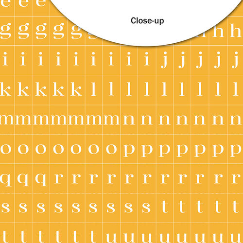 Pretty Little Studio - Ginger Snap Collection - Tile ABC - Sunflower