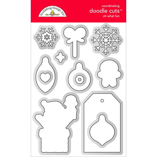 Doodlebug Design - Oh What Fun Collection - Doodle Cuts - Metal Dies 1 Doodlebug Design - Oh What Fun Collection - Doodle Cuts - Metal Dies