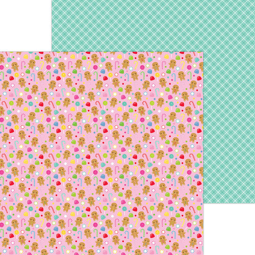Doodlebug Design - Oh What Fun Collection - 12 x 12 Double Sided Paper - Cookies And Candy 1 Doodlebug Design - Oh What Fun Collection - 12 x 12 Double Sided Paper - Cookies And Candy