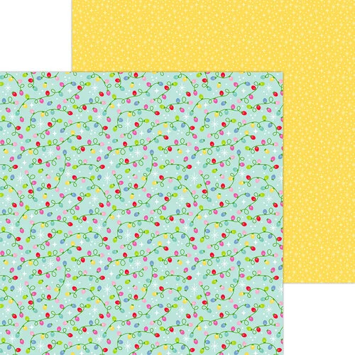 Doodlebug Design - Oh What Fun Collection - 12 x 12 Double Sided Paper - Twinkle Time