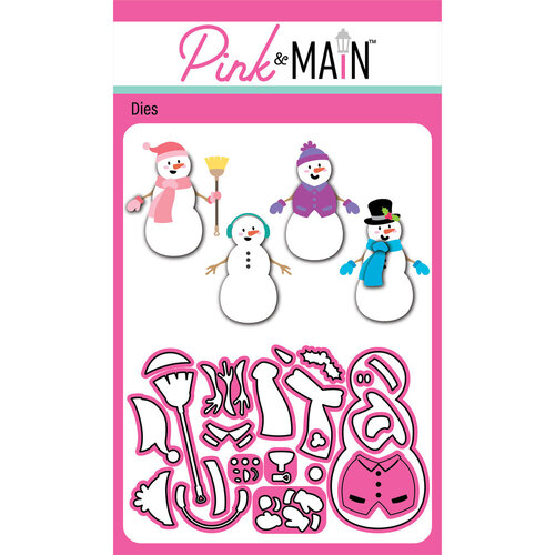 Pink and Main - Dies - Snowman Friend 1 Pink and Main - Dies - Snowman Friend