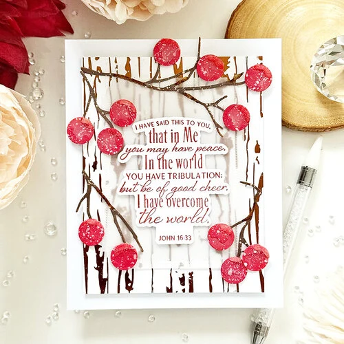 Papertrey Ink - Clear Photopolymer Stamps - Reflections - John 16 5 Papertrey Ink - Clear Photopolymer Stamps - Reflections - John 16