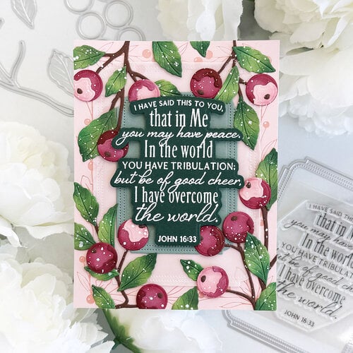 Papertrey Ink - Clear Photopolymer Stamps - Reflections - John 16 7 Papertrey Ink - Clear Photopolymer Stamps - Reflections - John 16