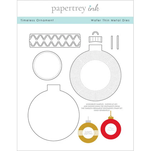 Papertrey Ink - Metal Dies - Timeless Ornament 1 Papertrey Ink - Metal Dies - Timeless Ornament