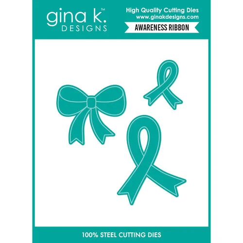 Gina K Designs - Dies - Awareness Ribbon 1 Gina K Designs - Dies - Awareness Ribbon