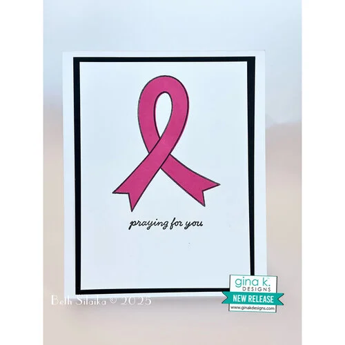 Gina K Designs - Dies - Awareness Ribbon 4 Gina K Designs - Dies - Awareness Ribbon