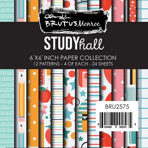 Brutus Monroe - 6 x 6 Paper Pack - Study Hall