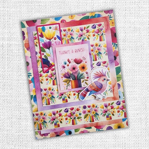 Paper Rose - Rainbow Village Collection - Embossed Die Cuts 11 Paper Rose - Rainbow Village Collection - Embossed Die Cuts