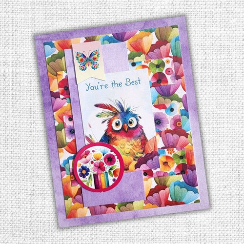 Paper Rose - Rainbow Village Collection - Embossed Die Cuts 3 Paper Rose - Rainbow Village Collection - Embossed Die Cuts