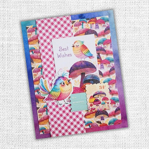 Paper Rose - Rainbow Village Collection - Embossed Die Cuts 6 Paper Rose - Rainbow Village Collection - Embossed Die Cuts