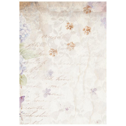 Stamperia - Quiet Days Collection - A6 Rice Paper - 8 Pack - Backgrounds 4 Stamperia - Quiet Days Collection - A6 Rice Paper - 8 Pack - Backgrounds