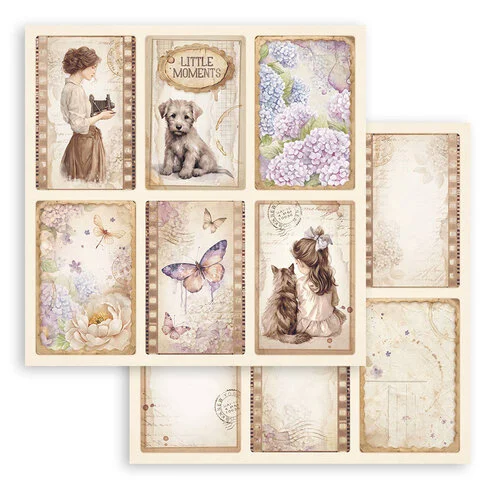 Stamperia - Quiet Days Collection - 12 x 12 Paper Pad 10 Stamperia - Quiet Days Collection - 12 x 12 Paper Pad