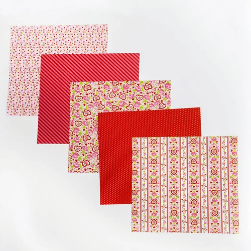 Everett Rd - Valentine Collection - 6 x 6 Paper Pack - Roses And Hearts