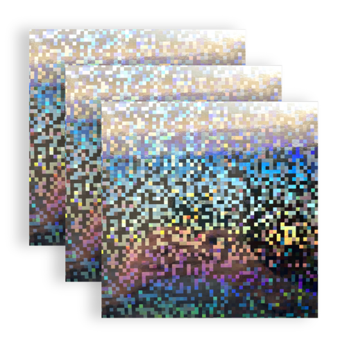 Brutus Monroe - Groovy Christmas Collection - 6 x 6 Chunky Holo Cardstock Pack - Pixelated
