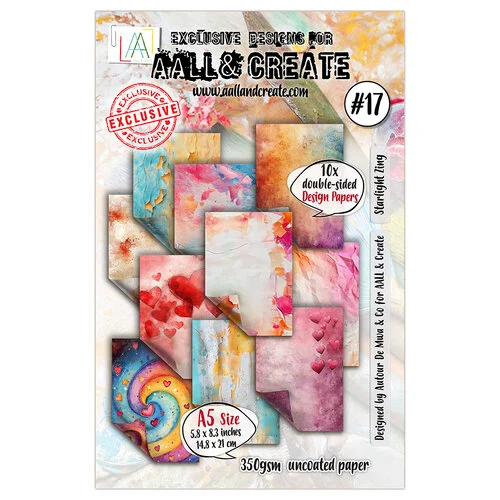 AALL and Create - Maker's Magic Collection - A5 Paper Pack - Starlight Zing