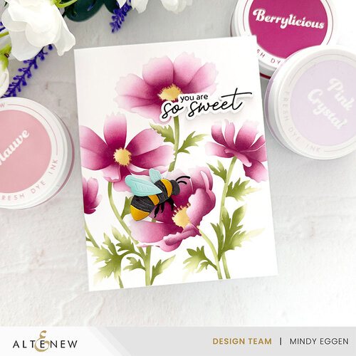 Altenew - Simple Coloring Stencils - Dancing Cosmos
