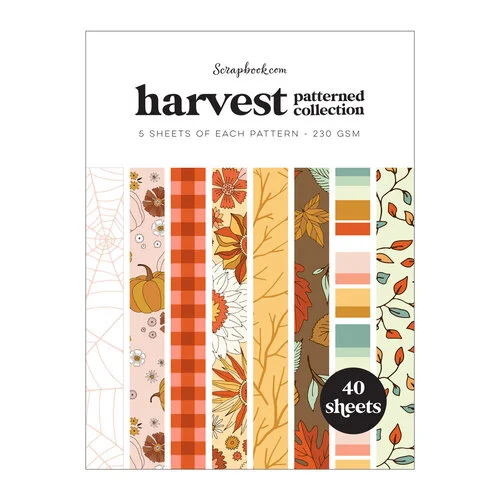 Scrapbook.com - Grateful Fall Bundle - Dies and Paper
