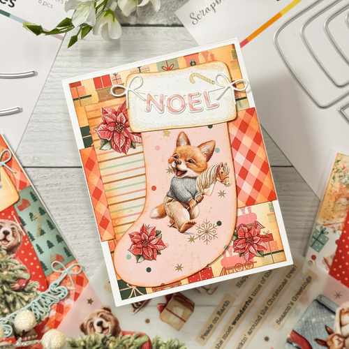 Scrapbook.com - Christmas Stocking Bundle - Dies and Rub-Ons 9 Scrapbook.com - Christmas Stocking Bundle - Dies and Rub-Ons
