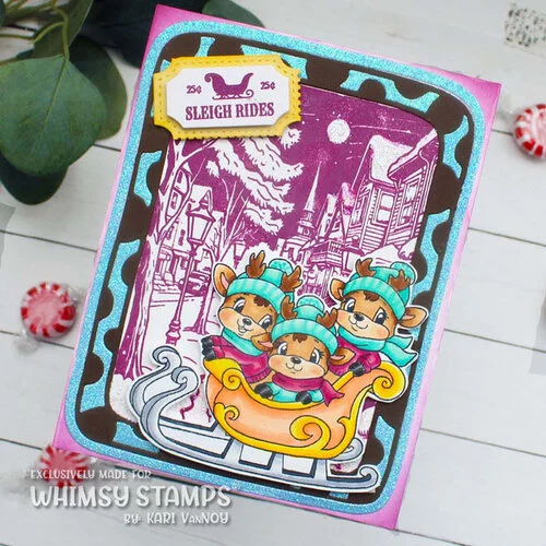 Whimsy Stamps - Clear Photopolymer Stamps - Dickens Background 8 Whimsy Stamps - Clear Photopolymer Stamps - Dickens Background