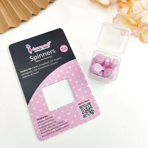 Dress My Craft - Spinners - Pink and Transparent Bundle 2 Dress My Craft - Spinners - Pink and Transparent Bundle