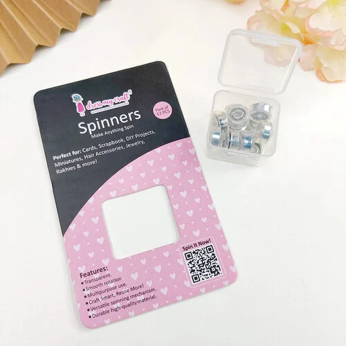 Dress My Craft - Spinners - Pink and Transparent Bundle 7 Dress My Craft - Spinners - Pink and Transparent Bundle