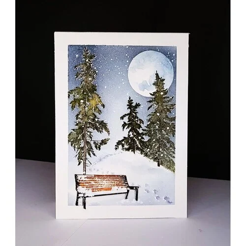 Penny Black - Clear Photopolymer Stamps - Winter Trees