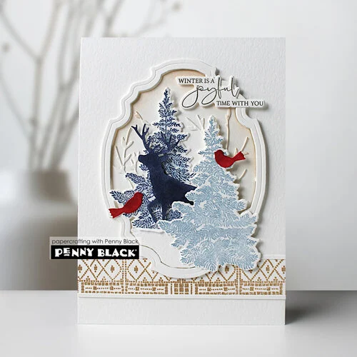 Penny Black - Creative Dies - Winter Trees Cut Out 2 Penny Black - Creative Dies - Winter Trees Cut Out