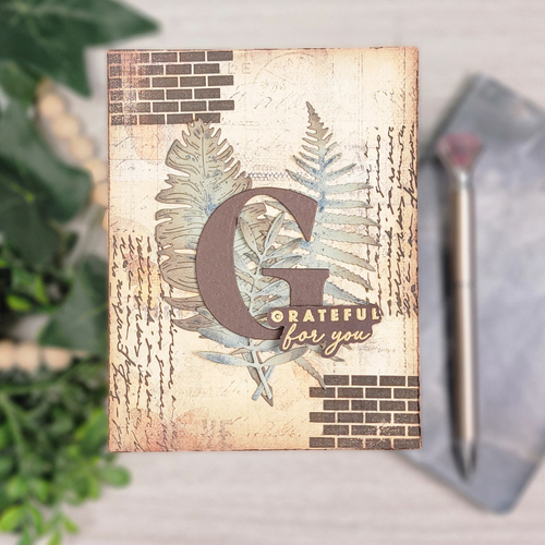 Scrapbook.com - Clear Photopolymer Stamp Set - Background Builders 1 - Bricks, Checkers, Splatter and Script 10 Scrapbook.com - Clear Photopolymer Stamp Set - Background Builders 1 - Bricks, Checkers, Splatter and Script