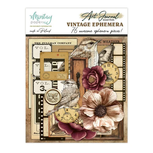 Mintay Papers - Art Journal Ephemera Pack - Vintage 1 Mintay Papers - Art Journal Ephemera Pack - Vintage