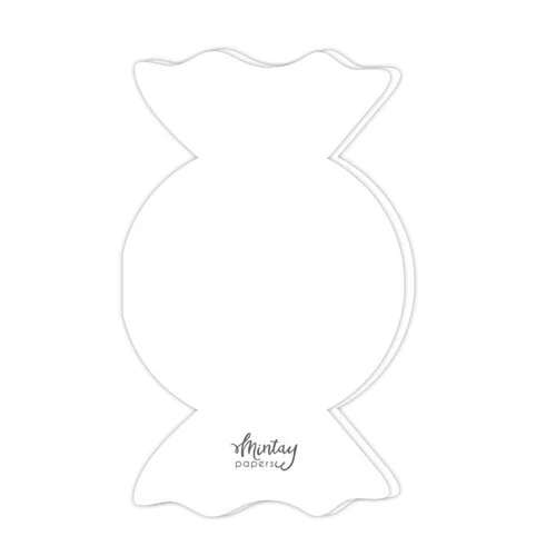 Mintay Papers - Candy Card Base - White 1 Mintay Papers - Candy Card Base - White