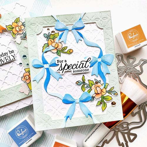 Pinkfresh Studio - Delicate Details Collection - Dies - Ribbon Splendor