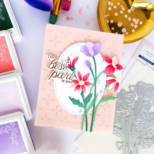Pinkfresh Studio - Delicate Details Collection - Clear Photopolymer Stamps - Lush Elegance 2 Pinkfresh Studio - Delicate Details Collection - Clear Photopolymer Stamps - Lush Elegance