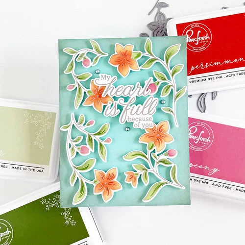 Pinkfresh Studio - Delicate Details Collection - Clear Photopolymer Stamps - Lush Elegance 5 Pinkfresh Studio - Delicate Details Collection - Clear Photopolymer Stamps - Lush Elegance