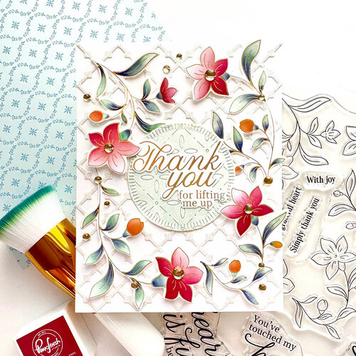 Pinkfresh Studio - Delicate Details Collection - Press Plates - Lush Elegance 7 Pinkfresh Studio - Delicate Details Collection - Press Plates - Lush Elegance