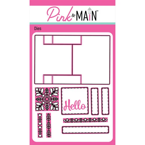Pink and Main - Dies - Horizontal Step Card Dies 1 Pink and Main - Dies - Horizontal Step Card Dies