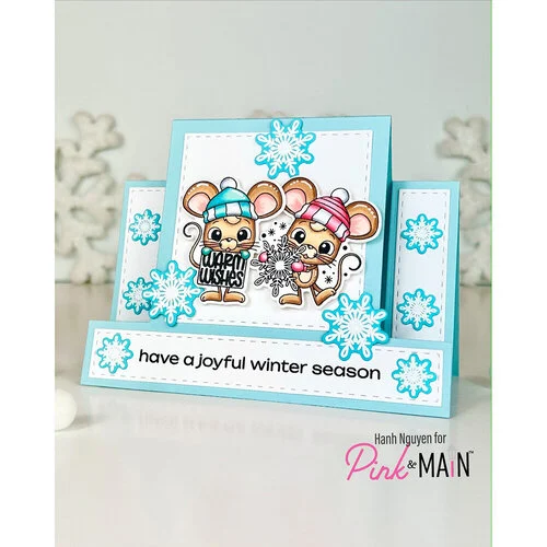 Pink and Main - Dies - Horizontal Step Card Dies 3 Pink and Main - Dies - Horizontal Step Card Dies