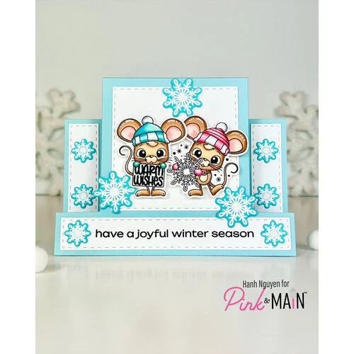 Pink and Main - Dies - Horizontal Step Card Dies 4 Pink and Main - Dies - Horizontal Step Card Dies