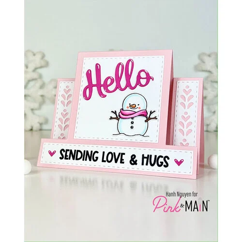 Pink and Main - Dies - Horizontal Step Card Dies 7 Pink and Main - Dies - Horizontal Step Card Dies
