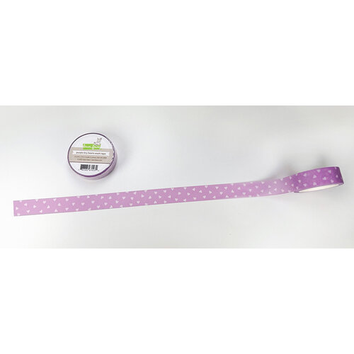 Lawn Fawn - Washi Tape - Purple Tiny Hearts
