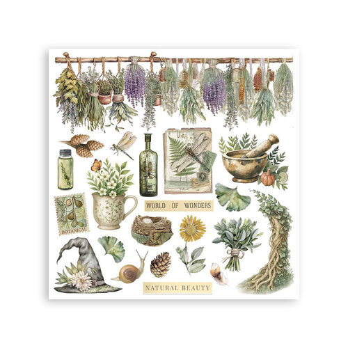 Stamperia - Herbarium Silvae Collection - Rub-On Transfers - Assorted Pack 4 Stamperia - Herbarium Silvae Collection - Rub-On Transfers - Assorted Pack