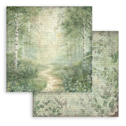 Stamperia - Herbarium Silvae Collection - 12 x 12 Paper Pad - Backgrounds 3 Stamperia - Herbarium Silvae Collection - 12 x 12 Paper Pad - Backgrounds