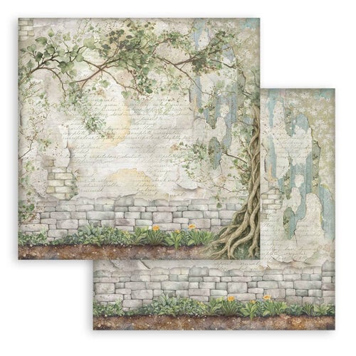 Stamperia - Herbarium Silvae Collection - 12 x 12 Paper Pad - Backgrounds 4 Stamperia - Herbarium Silvae Collection - 12 x 12 Paper Pad - Backgrounds