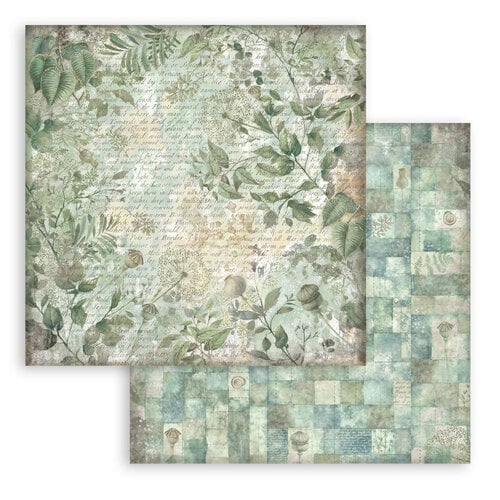 Stamperia - Herbarium Silvae Collection - 12 x 12 Paper Pad - Backgrounds 8 Stamperia - Herbarium Silvae Collection - 12 x 12 Paper Pad - Backgrounds