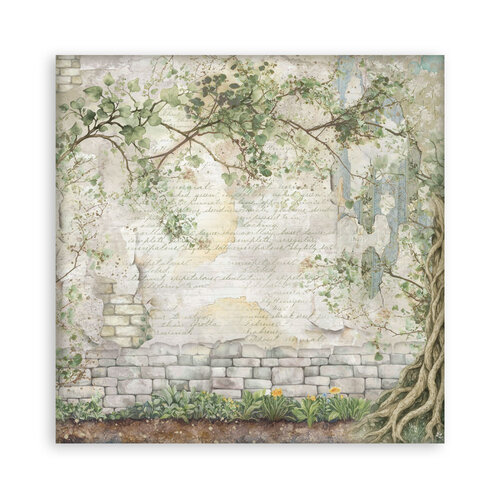 Stamperia - Herbarium Silvae Collection - 8 x 8 Paper Pad - Single Face