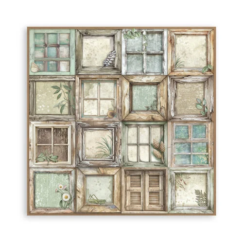 Stamperia - Herbarium Silvae Collection - 8 x 8 Paper Pad - Single Face