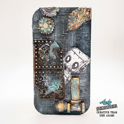 Cosmic Shimmer - Moulds - Riveted Metal Plate 5 Cosmic Shimmer - Moulds - Riveted Metal Plate